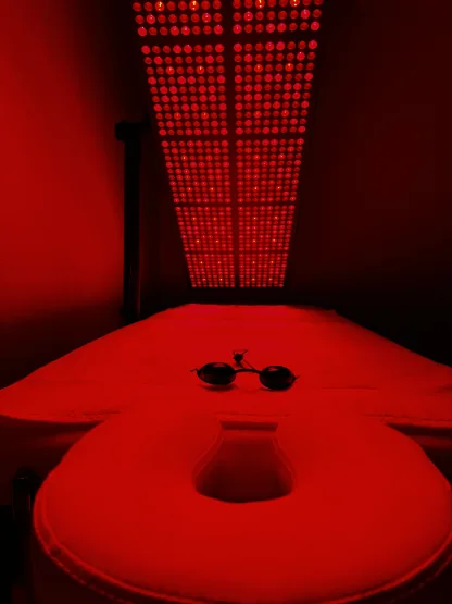 Red light therapy bed at WellNest Gold, Cape Town